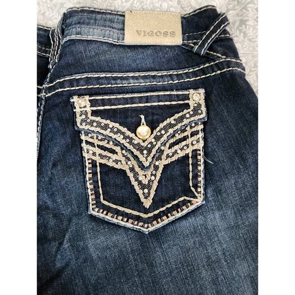 Vigoss Jeans The New York Capri, Used, Plus Size 18 Length 21 - Picture 5 of 8